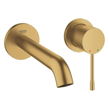 GROHE Essence New etgrebs håndvaskarmatur 1/2/183 mm tud/væg børstet Cool Sunrise messing - 1