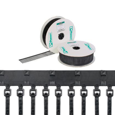 Kabelbinder 2,5X142 aut 1 pakke=2 spoler (10000 stk.) sort UV bestandig - 1