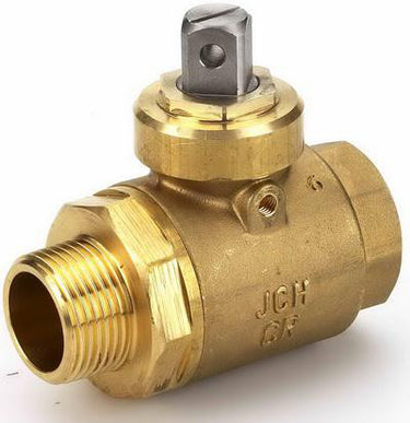 Kuglestophane JCH 1" muffe/nippel - 1