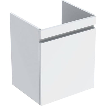 Geberit Renova Plan vaskeskab 484 x 606 x 407 mm 1 skuffe blankpoleret hvid højkomprimeret trelags-spånplade lakeret - 1