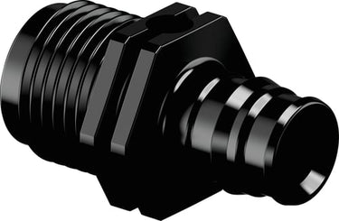 Uponor Q&E overgangsnippel PPSU sort 20 mm x 3/4" - 1