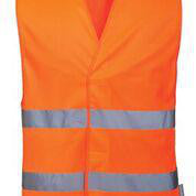 Portwest advarselsvest Hi-Vis orange C474 kl 2 str 2XL/3XL - 1