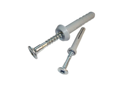 Slagplug / skrue grå 5MM grå P100 - 1