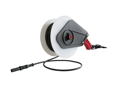 Kabelrulle med 33M 0,75MM2 sort PVC ledning - 1