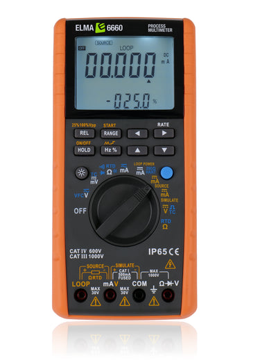 Elma 6660 Procesmultimeter Præcis måling og signalgenerering - 1
