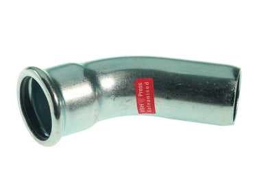 VSH bøjning 45° muffe/nippel 76,1 mm fz - 1