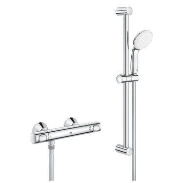GROHE Grohtherm 500 termostat til væg krom - 1
