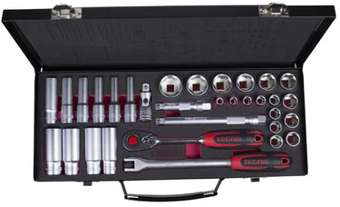 Topnøglesæt Tecos 3/8" korte/lange toppe T-1039M 36 dele Superlock - 1