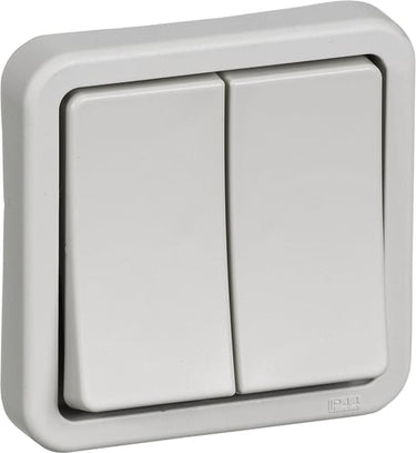 OPUS 74 indsats afbryder krone lysegrå - 1