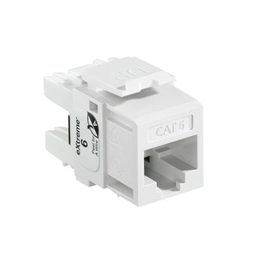 Modular jack eXtreme KAT6 UTP RJ45 110-style enkle stk pakke Hvid - 1
