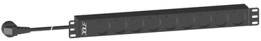 Powerpanel 19" 9 stikdåse edb 1HE - 1