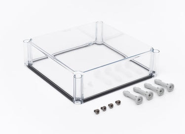 Låg EKO80-T transparent 280X280X80 - 1