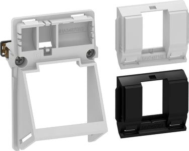 LK FUGA Dataudtag for 1x Keystone RJ45 1,5 modul vinklet indsats - 1
