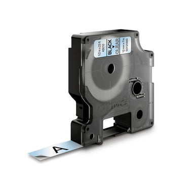DYMO D1 tape sort/klar 12mmx7m - 1