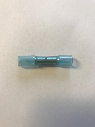 Presmuffe krympbar med lim blå 1,5-2,5 mm2 - 1