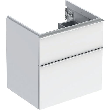 Geberit Icon vaskeskab 592 x 476 x 615 mm 2 skuffer hvid højkomprimeret trelags-spånplade lakeret blankpoleret - 1