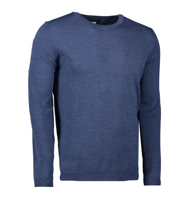 Seven Seas the knit S650 blå melange str XL - 1
