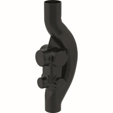Geberit PEH Sovent blandeblok 110/75mm 6tilsl.steder Sort PEH - 1