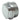Prop forkromet messing med rand 1/2" - 1