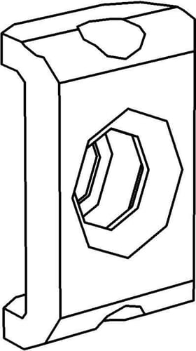 Tabula møtrikstykke C17X13 - 1