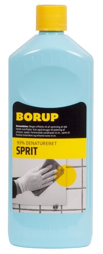 Husholdningssprit denatureret 93% 1 liter - 1