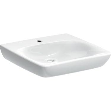 Geberit Renova Comfort håndvask 550 x 550 x 150 mm hvid porcelæn KeraTect - 1