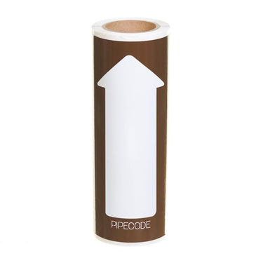 Pipecode rørmærke mørkbrun nr. 35 80 mm x 5 m - 1