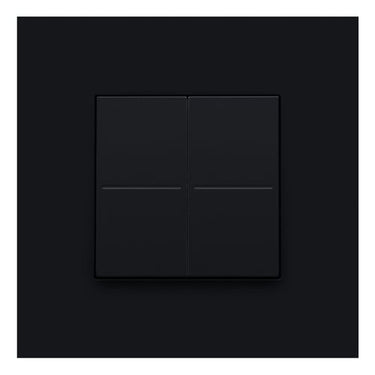 Niko lysdæmper til Hue-system Pure black steel - 1