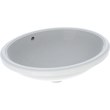Geberit Variform håndvask 560x460x181mm underlim hvid porcelæn KeraTect - 1