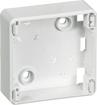 OPUS 66 underlag kombi 1 modul 23 mm højt hvid - 1