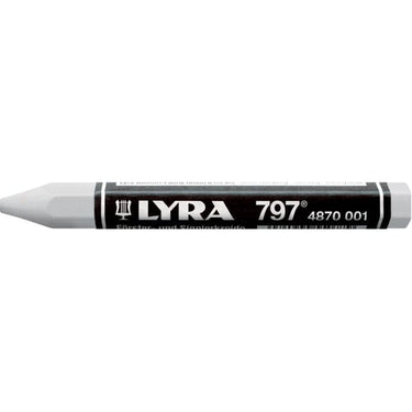 Lyra oliekridt 797 hvid m/papir 12 stk/pak - 1