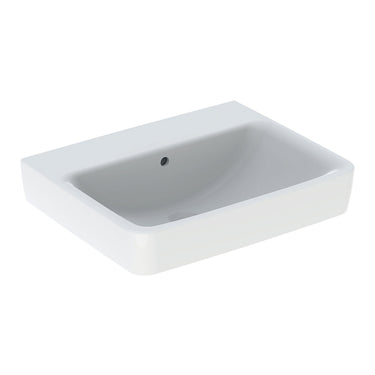 Geberit Renova Plan håndvask 550 x 440 x 180 mm hvid porcelæn KeraTect - 1