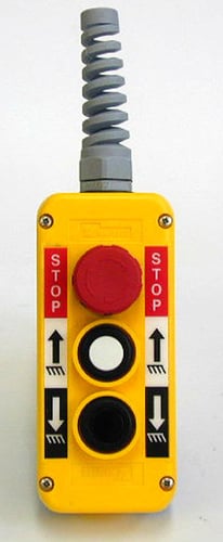 Kontrolboks med 2 knapper + stop - 1