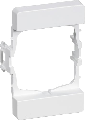 CLIC'LINE overgangsramme for 1 modul indsats for lodret monteret kanal hvid - 1