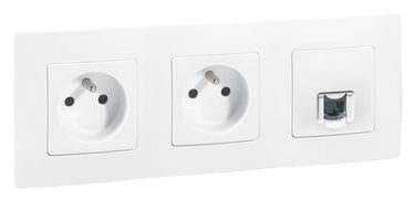 Niloé ramme FOR 3 enheder HVID - 1