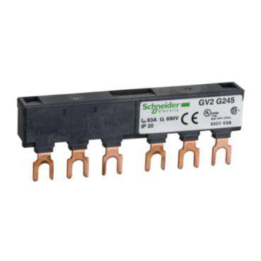 Samleskinne for 2 styk GV2 45mm - 1