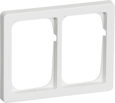 FUGA ramme Baseline 63 1,5 modul vandret dobbelt hvid - 1