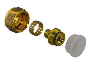 Uponor Vario koblingssæt PEX 16 x 1,8/2,0 mm x 3/4" Euro - 1