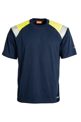 FR T-shirt 637989 Gul/Marine L - 1