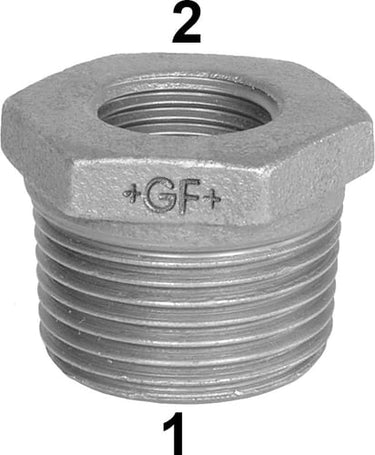 Nippelmuffe sort koncentrisk 1 1/4 x 3/8 - 1
