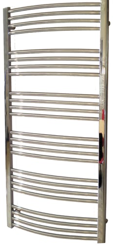 KRISS Round håndklæderadiator 1320x600mm forkr - 1