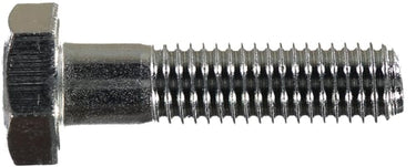 M10X40 DIN 931 stålbolt elgalvaniseret - 1