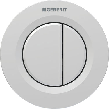 Geberit type 01 fjernbetjent skyllestyring pneumatisk duo mat krom - 1