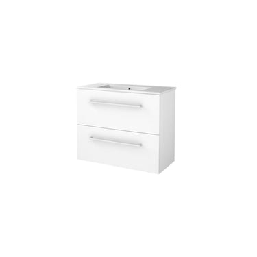 Sanibell Basicline møbelsæt 80x39cm hvid højglans - 1