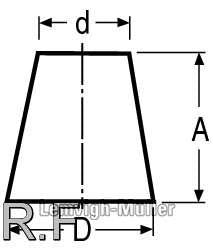 Reduktion kon 84,0X44,0X2 AISI316 - 1