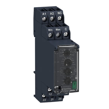 Zelio kontrolrelæ for fyldning eller tømning af væsker 0,25..1 MOhm 2 C/O 8A 24-240 VAC/DC - 1