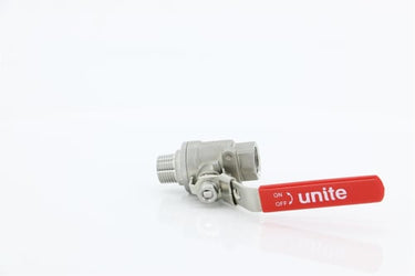 UNITE kuglehane W 1.4408 FB muffe/nippel 1/4" - 1