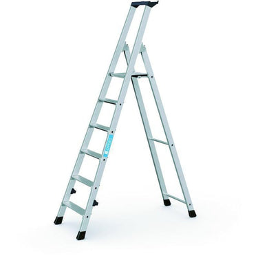 Trappestige aluminium 6 trin 1,26 m - 1