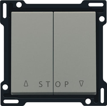 Tangent til jalousiafbryder med symbol for op-ned-stop bronze - 1