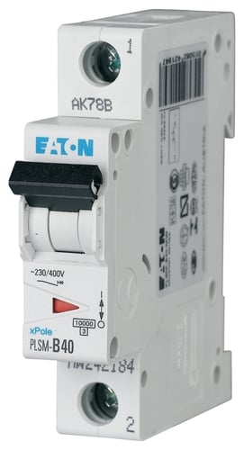 Automatsikring 40A 1P C 1M 10KA - 1